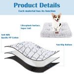 ULIGOTA Soft Anti-Slip Dog Bed Crate Pad