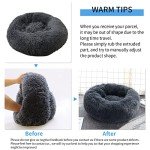 Cozy Plush Donut Bed for Small Pets