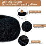 Cozy Anti-Anxiety Donut Dog Bed for Small Pets