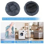 Cozy Plush Donut Bed for Small Pets