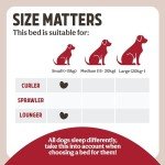 Rosewood Grey Jumbo Plush Oval Dog Bed