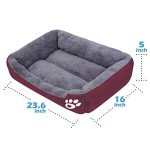 Waterproof Soft Dog Bed & Cat Mat (Red)