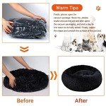 Cozy Anti-Anxiety Donut Dog Bed for Small Pets