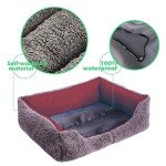 Waterproof Soft Dog Bed & Cat Mat (Red)