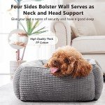 JOEJOY Washable Small Dog Bed with Calming Design
