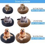 Cozy Plush Donut Bed for Small Pets