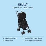 Graco EZLite Lightweight Stroller - Midnight Black