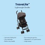Graco TraveLite Lightweight Compact Pushchair - Black/Grey