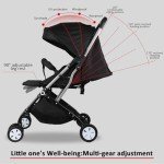 Compact Lightweight Foldable Baby Stroller for Travel