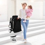 Compact Lightweight Foldable Baby Stroller for Travel