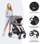 Kinderkraft GRANDE PLUS Stroller for Toddlers