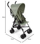 Red Kite Push Me 2U Lightweight Stroller - Sage Green