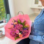 Pink Mixed Fresh Flowers Bouquet - Perfect Gift