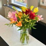 Luxury Asiatic Lily Bouquet with Personalized Card