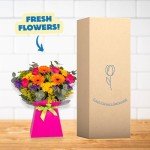Vibrant Fresh Flower Bouquet in Elegant Vase
