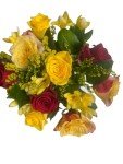 Stunning Rose and Freesia Bouquet Arrangement