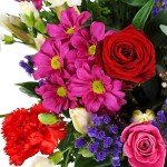 Stunning Mixed Fresh Flower Bouquet with Red Rose