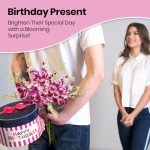 Fresh Singapore Dendrobium Orchids Bouquet with Chocolates