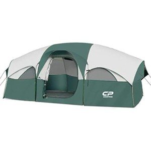 CAMPROS CP 8-Person Waterproof Camping Tent, Windproof, Portable