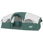 CAMPROS CP 8-Person Waterproof Camping Tent, Windproof, Portable