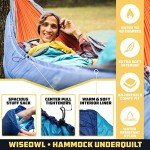 Wise Owl Outfitters Insulated Hammock Underquilt - Blue