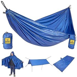 Wise Owl 4-in-1 Camping Hammock & Shelter Set