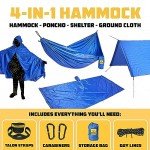 Wise Owl 4-in-1 Camping Hammock & Shelter Set