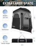 KingCamp Oversize Shower Tent with Privacy Shelter