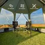 KingCamp 12x12 FT Instant Screen Tent for Outdoors