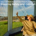 KingCamp 12x12 FT Instant Screen Tent for Outdoors