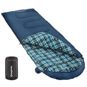 KingCamp Flannel-Lined Winter Sleeping Bag for Adults