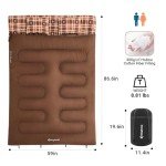 KingCamp 54F Queen Double Sleeping Bags for Couples