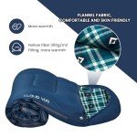 KingCamp Flannel-Lined Winter Sleeping Bag for Adults