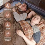 KingCamp 54F Queen Double Sleeping Bags for Couples