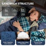 KingCamp Flannel-Lined Winter Sleeping Bag for Adults