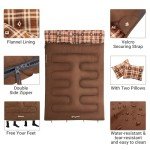 KingCamp 54F Queen Double Sleeping Bags for Couples