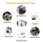 Lightweight Stainless Steel Camping Cookware Set