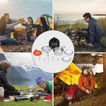 Lightweight Stainless Steel Camping Cookware Set