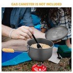 7-Piece Lightweight Camping Cookware Set with Handle