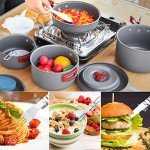 KingCamp Non-Stick Camping Cookware Set for Outdoors