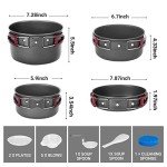 KingCamp Non-Stick Camping Cookware Set for Outdoors