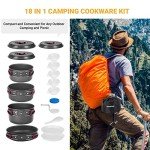 KingCamp Non-Stick Camping Cookware Set for Outdoors