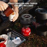 KingCamp Non-Stick Camping Cookware Set for Outdoors