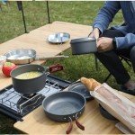 15-Piece Lightweight Aluminum Camping Cookware Set