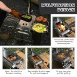 Foldable Camping Stove with Large Firebox