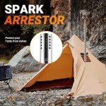 Foldable Camping Stove with Large Firebox