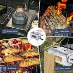 Foldable Camping Stove with Large Firebox