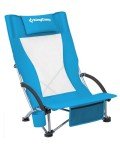 KingCamp High Back Folding Beach Chair with Cup Holder