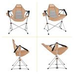 KingCamp Adjustable Hammock Chair with Cup Holder