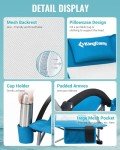 KingCamp High Back Folding Beach Chair with Cup Holder